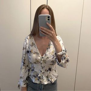 Abercrombie Floral Blouse - size S